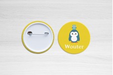 Pinguin met uiltje Pinguin met uiltje